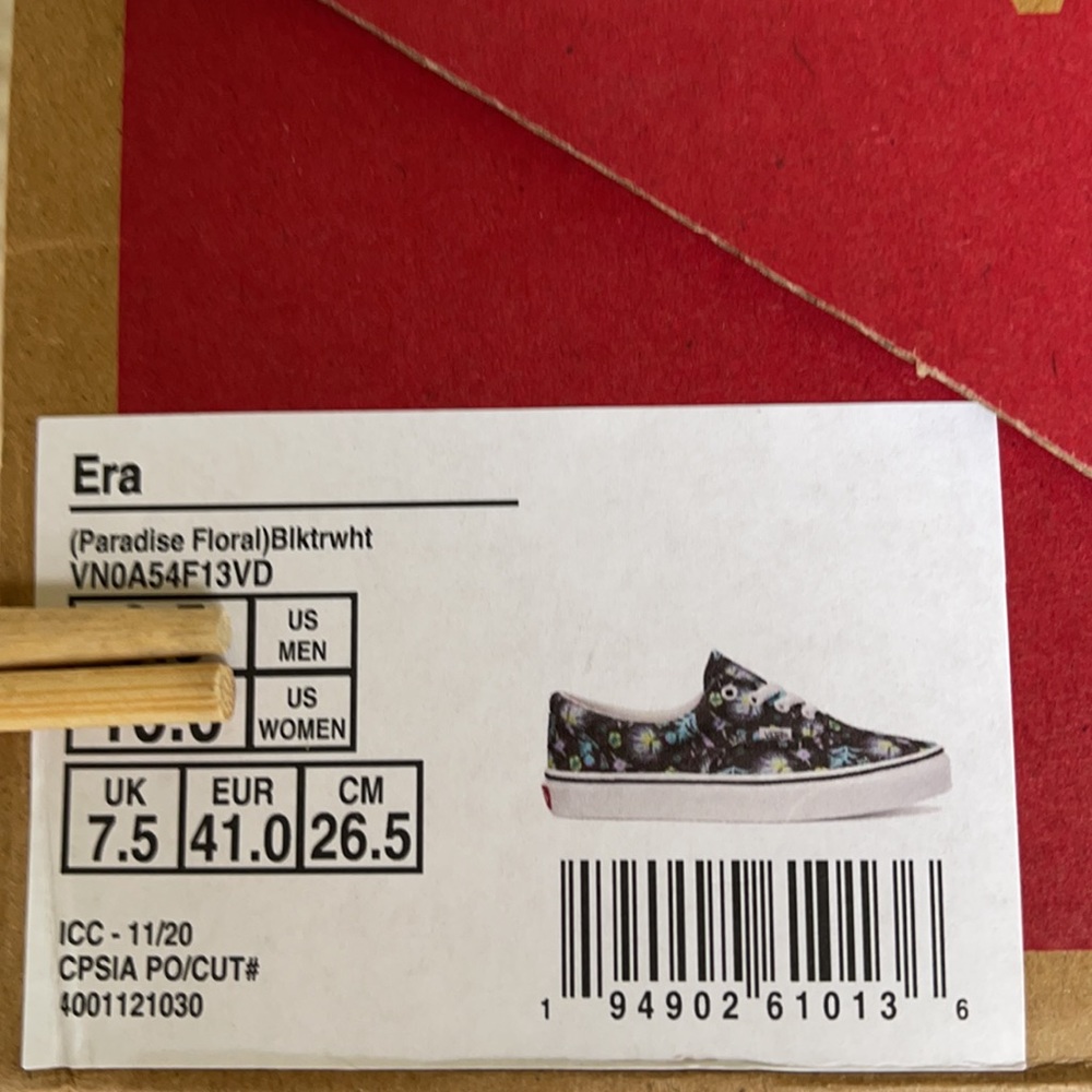 Vans Era Paradise Floral Black/True White WMNS - Picture 16 of 16